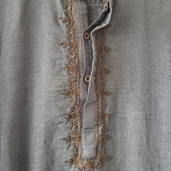 Men's Indian/Pakistani traditional wear Kurta - Picture 4 of 5